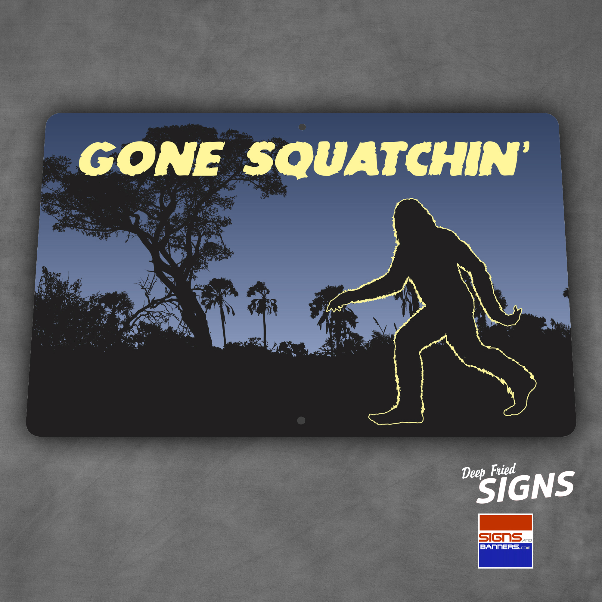 Gone Squatchin' Blue